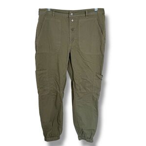 Sundance Army Green Cargo Pants Size 10 Cabincore Y2K Outdoor Boho